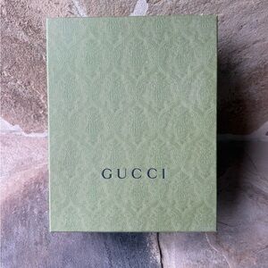 Gucci Green Embossed shoe box